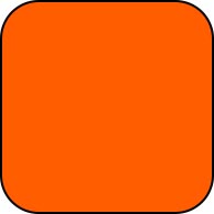 Neon orange 1946
